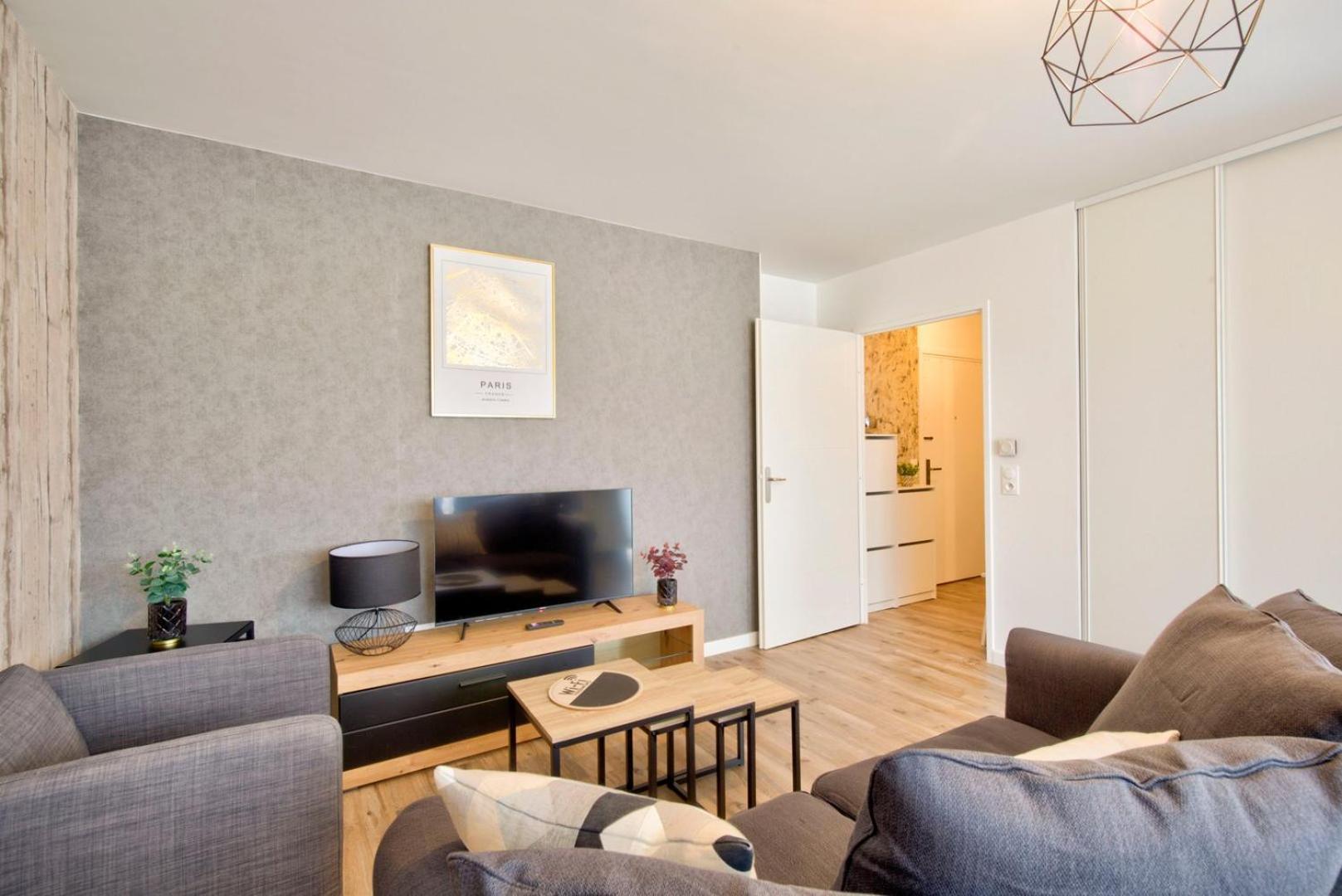 Le Perfectionniste - Spacieux Logement Terrasse Avec Parking Cachan Dış mekan fotoğraf